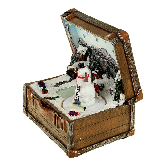 Сувенир "Сундучок со сказкой" световой, движущийся