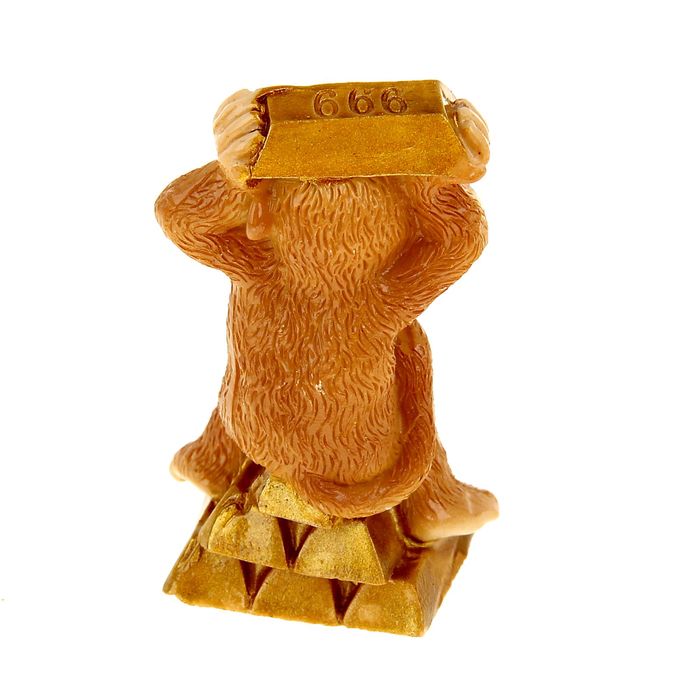 Сувенир "Обезьянка с деньгами" МИКС