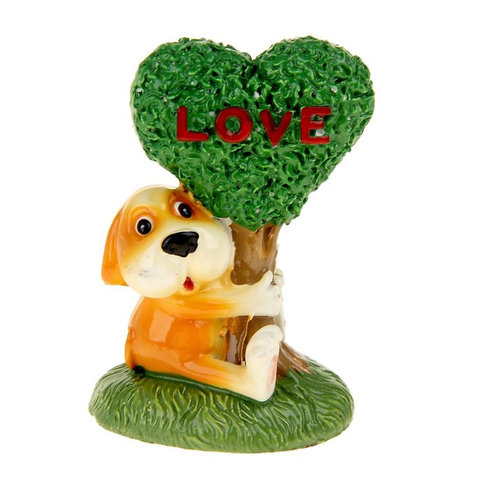 Сувенир "Щенок влюбленный" МИКС