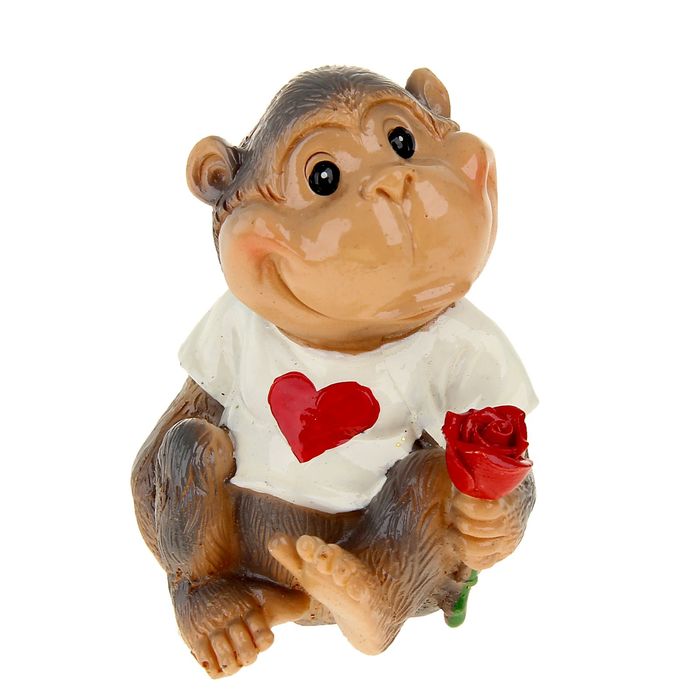 Сувенир "Романтичная мартышка" МИКС