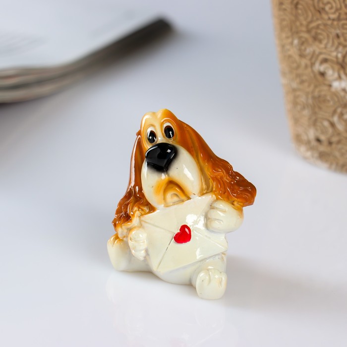 Сувенир "Вислоух с валентинкой"