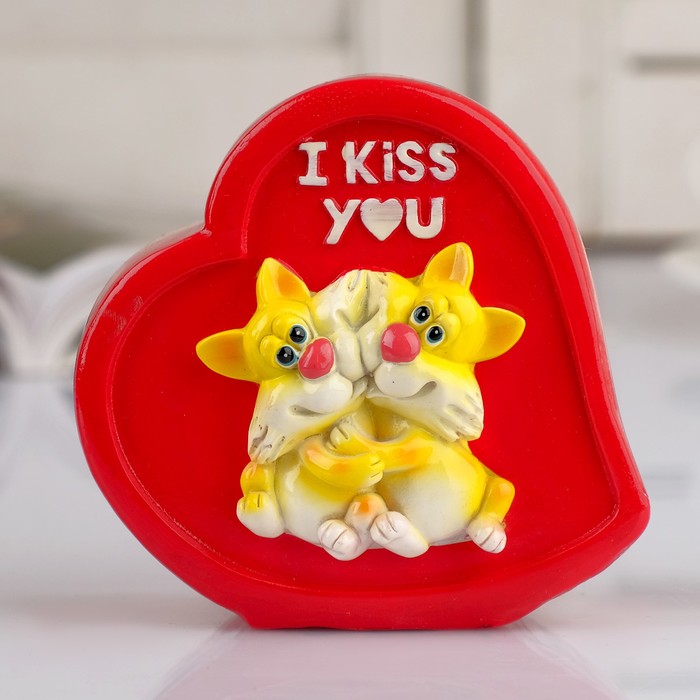 Копилка "Сердце с котятами"