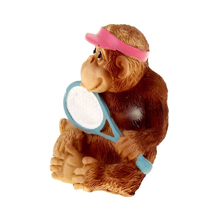 Сувенир "Обезьянка теннисист, футболист" МИКС