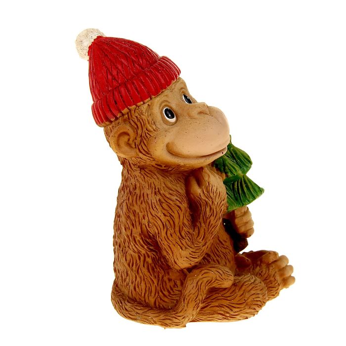 Сувенир "Обезьянка, С Новым годом" МИКС