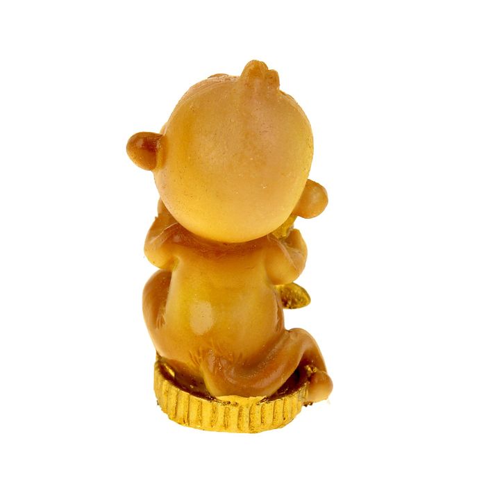 Сувенир "Обезьянка с денежной рыбкой" МИКС