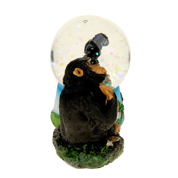 Сувенир шар водяной "Обезьянки"