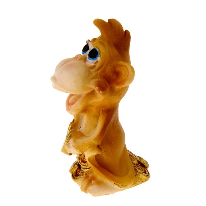 Сувенир "Веселая обезьянка на монетах" МИКС