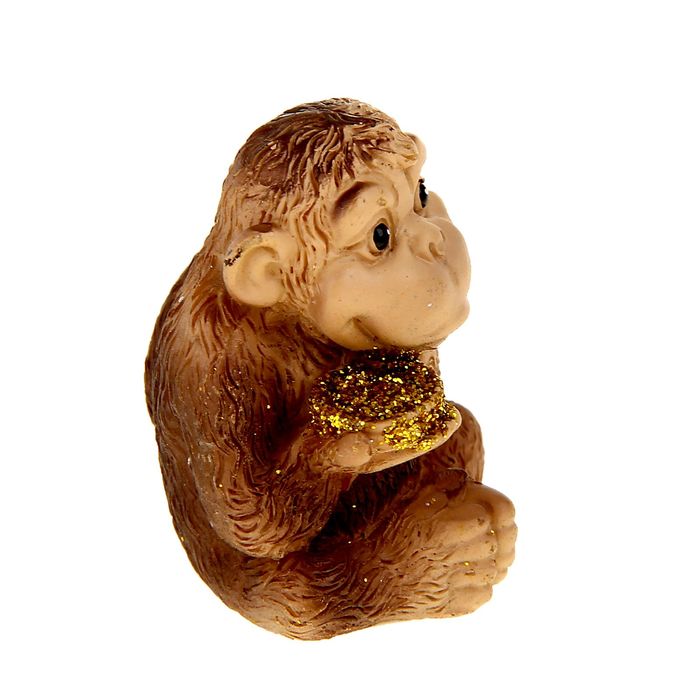 Сувенир "Мартышка с монетами" МИКС