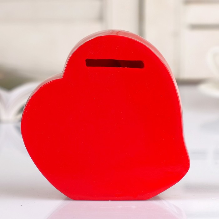 Копилка "Сердце с бульдожками"