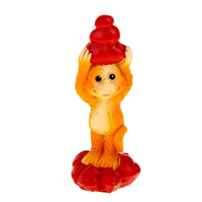 Сувенир "Обезьянка с сердечками" МИКС