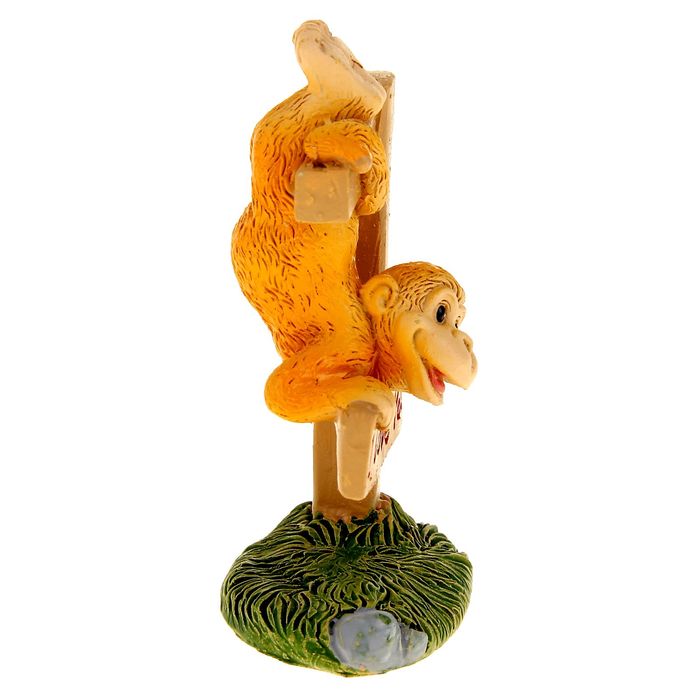 Сувенир "Обезьянка на указателе" МИКС