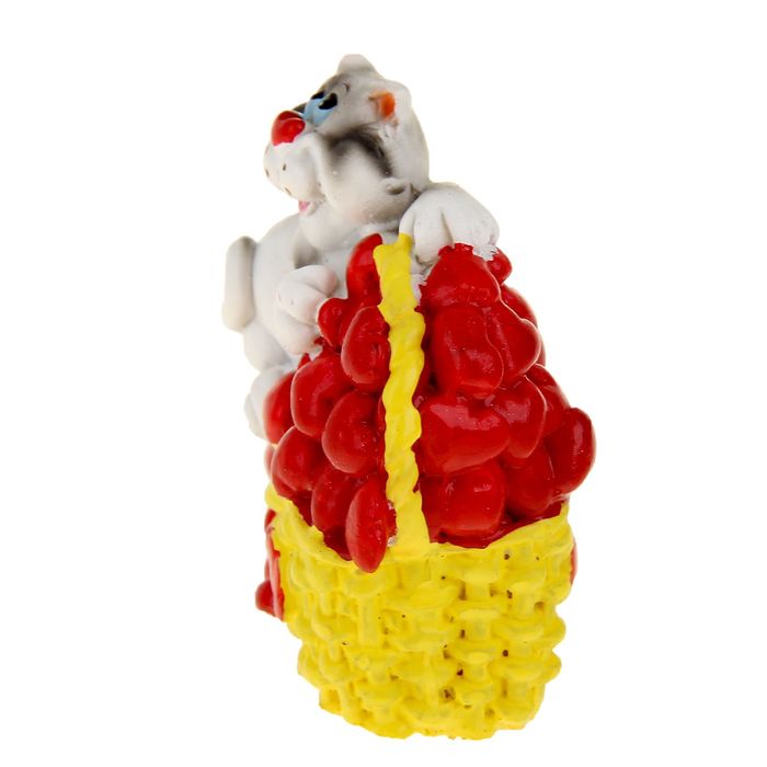 Сувенир "Котик с подарком" МИКС