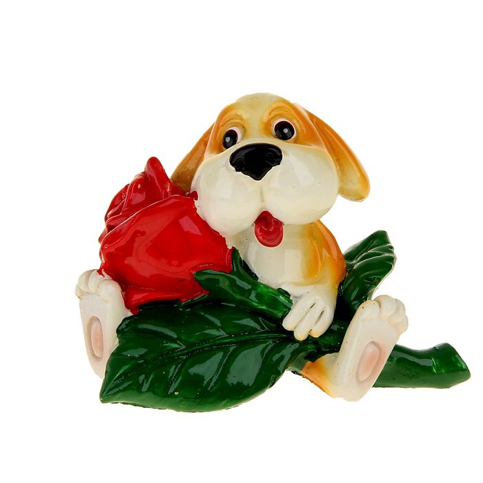 Сувенир "Щенок с валентинкой" МИКС