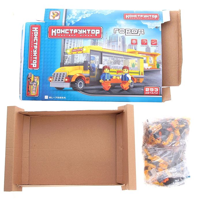 Конструктор «Школьный автобус», 293 детали