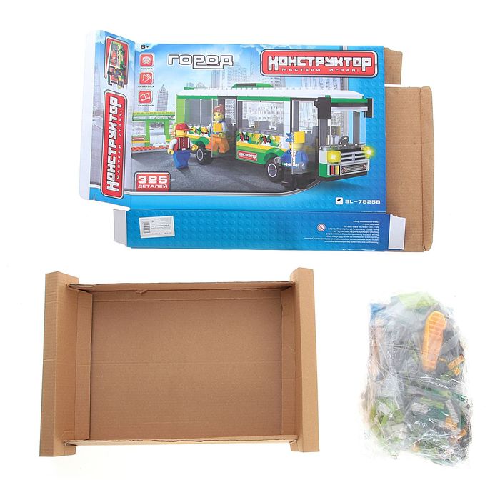 Конструктор «Городской автобус», 325 деталей