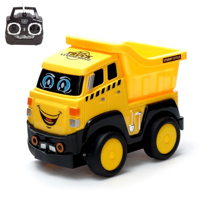 Машина радиоуправляемая "Забавный самосвал", световые эффекты