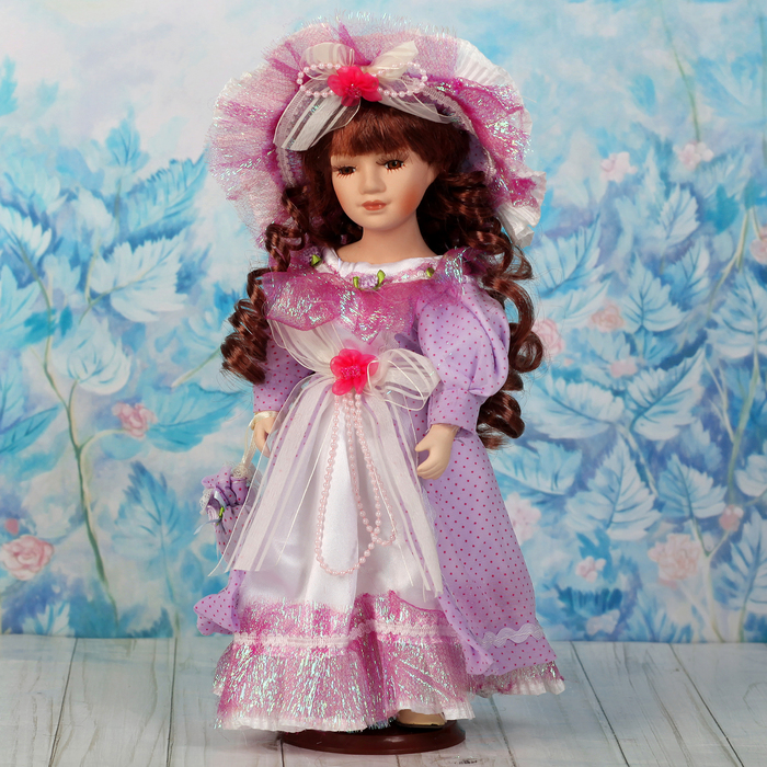 Кукла коллекционная &quot;Юлианна в сиреневом платье&quot;