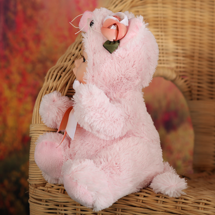 Кукла коллекционная "Малыш в костюме котёнка"