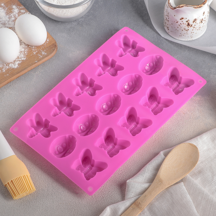 Форма для выпечки "Пыльца", 15 ячеек, цвета МИКС