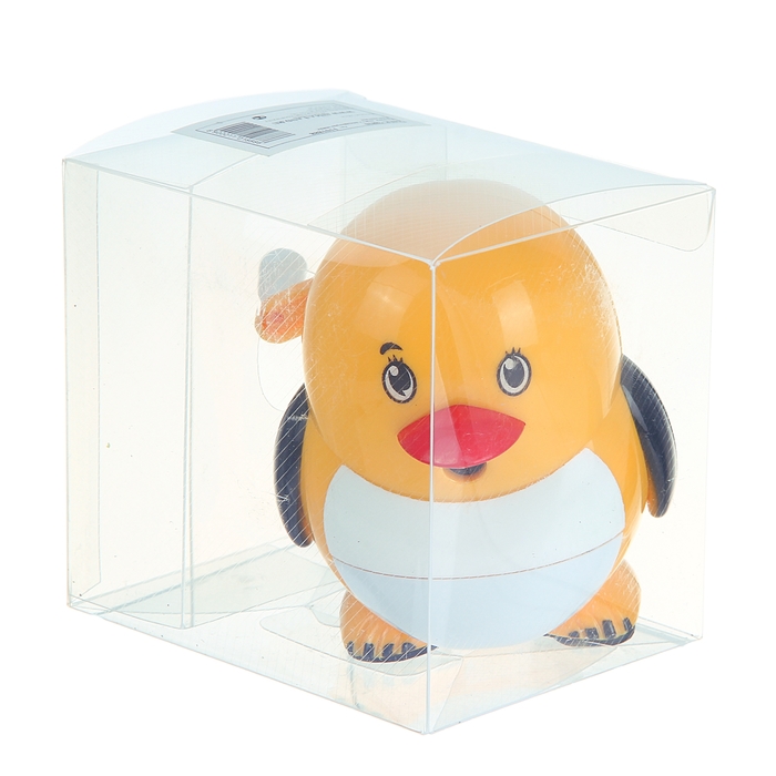 Точилка механическая с контейнером МИКС Пингвиненок