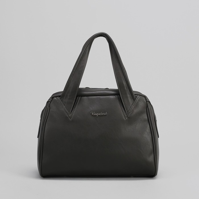 Сумка женская на молнии, 1 отделение, 1 наружный карман, цвет серый