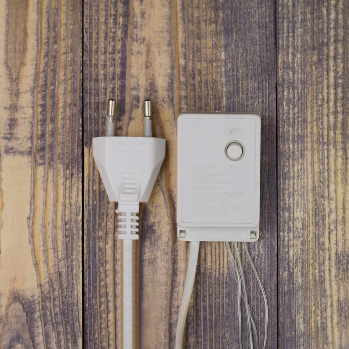 Фигура акрил. "Мишка" 16,5х21х26 см, 220V, 30 LED, контроллер 8 режимов, БЕЛЫЙ