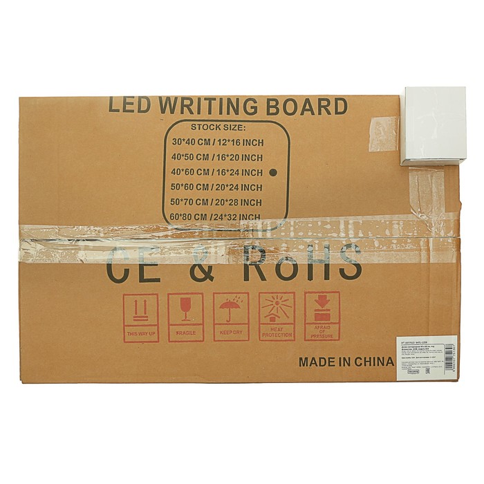 Доска светодиодная 40 х 60 см, под фломастер, LED, 220V