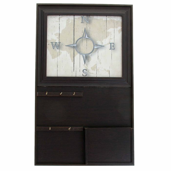 Ключница-фоторамка "Карта"