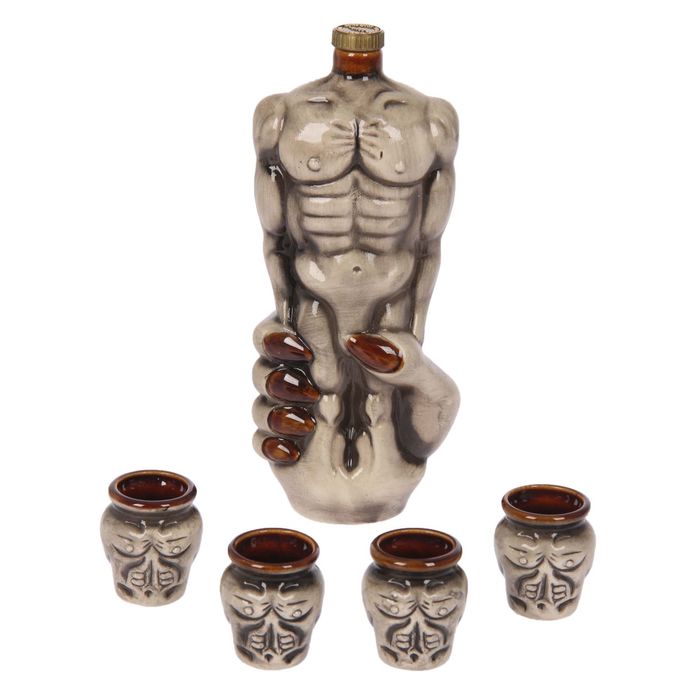 Штоф с рюмками "Аполлон" 5 предметов 0,7/0,05 л