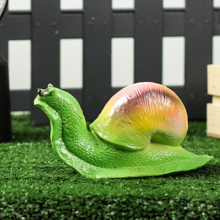Садовая фигура "Улитка" малая, микс