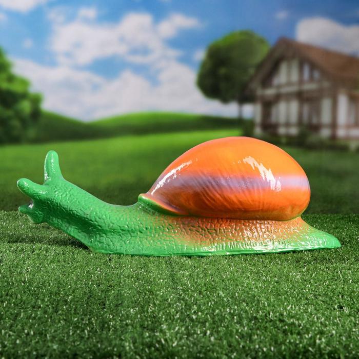 Садовая фигура "Улитка" большая, микс