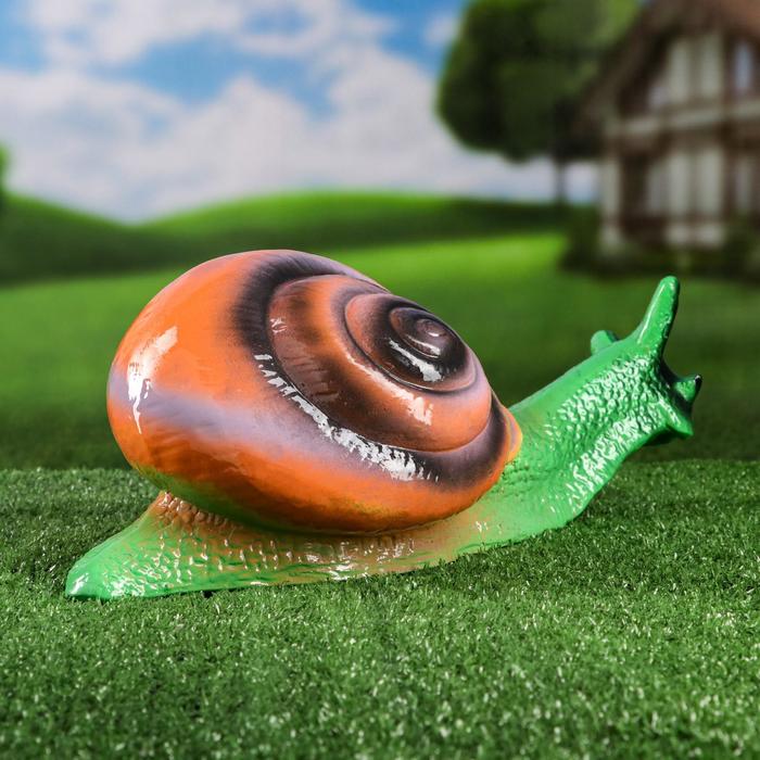 Садовая фигура "Улитка" большая, микс