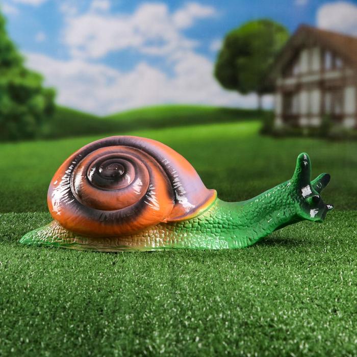 Садовая фигура "Улитка" большая, микс