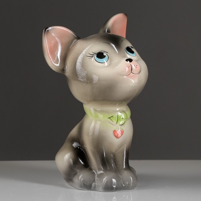 Копилка "Гаврик" глянец, серая