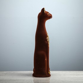 

Копилка "Кот", покрытие флок, коричневая, 49 см