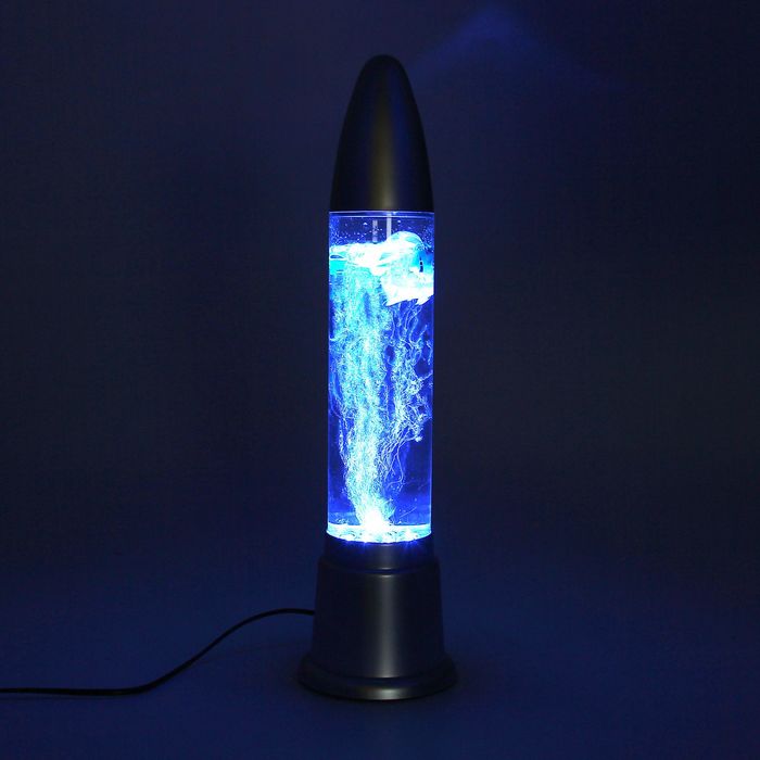 Лава-лампа "Аквариум", 12 LED-лампочек