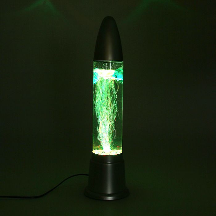 Лава-лампа "Аквариум", 12 LED-лампочек