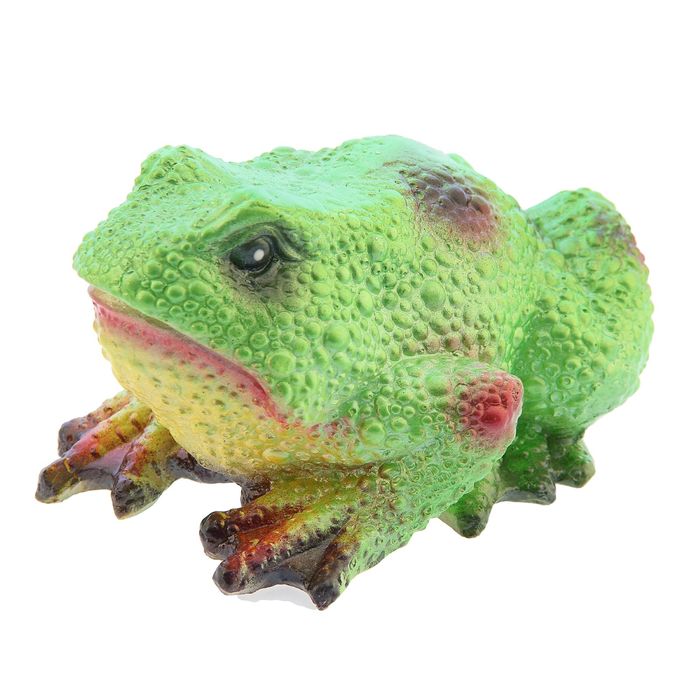 Садовая фигура "Салатовая жаба" средняя