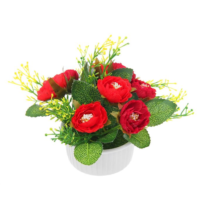 Композиция "Махровые розочки" (микс)