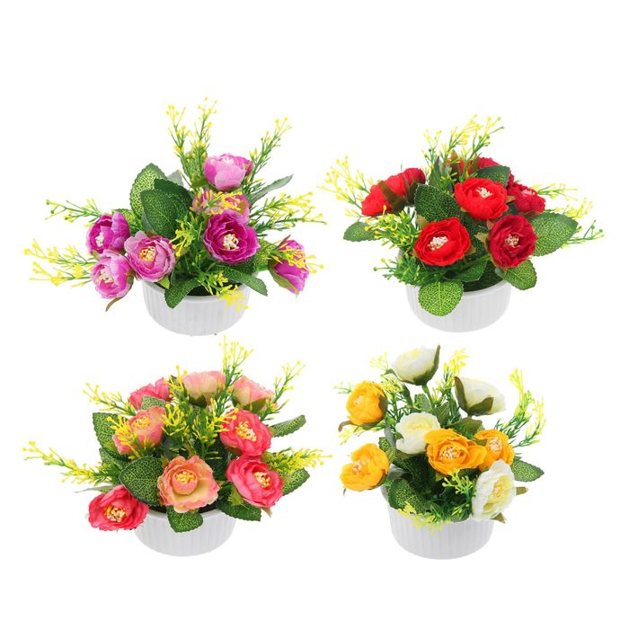 Композиция "Махровые розочки" (микс)