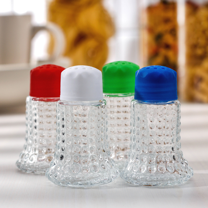 Солонка 50 мл "Кристалл", цвет МИКС