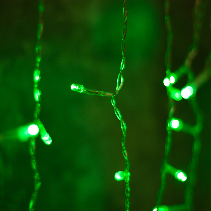 Гирлянда "Бахрома" Арка, Ш:1 м, В:1 м, Н.С. LED-126-220V, контр. 8 р. ЗЕЛЕНЫЙ