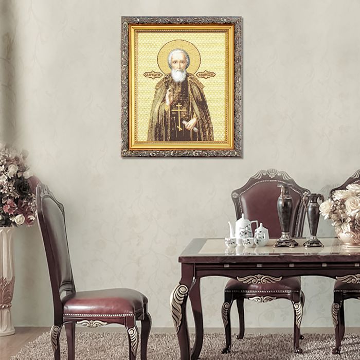 Гобелен-икона "Сергий Радонежский"