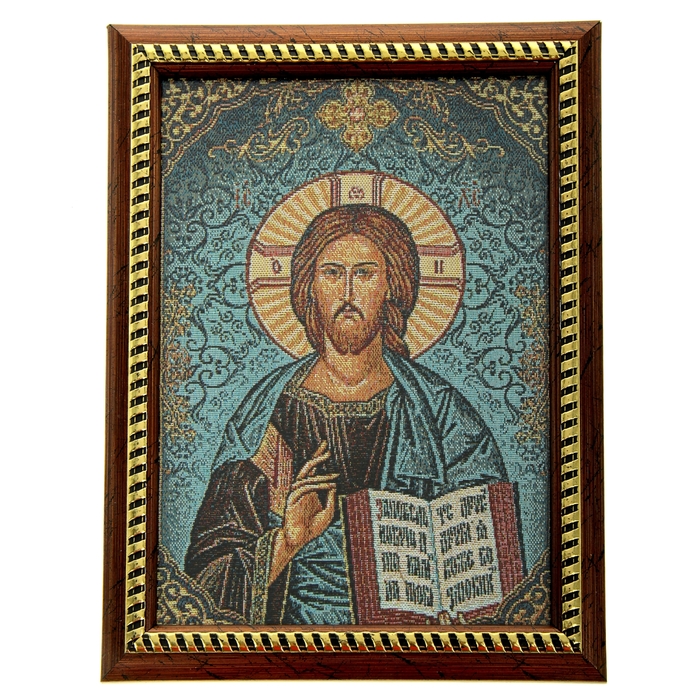 Икона в рамке "Господь Вседержитель", гобелен