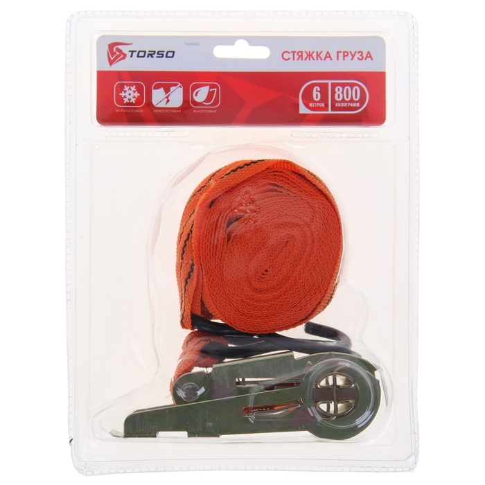 Стяжка груза 6 м, ширина ленты 50мм, 800 кг