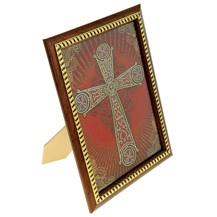 Икона в рамке "Корсунский крест", гобелен