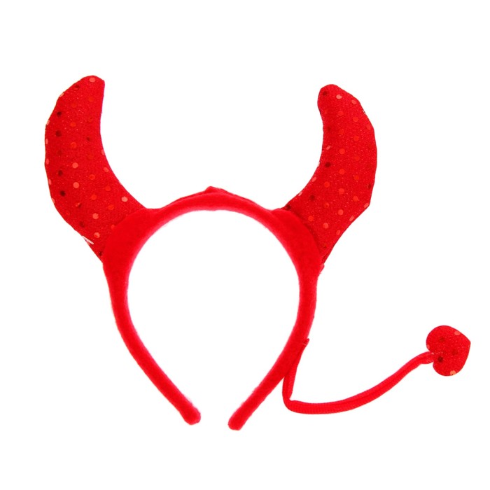 Ободок карнавальный "Чертёнок"