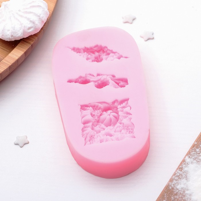 Молд 11х5 см "Цветы"