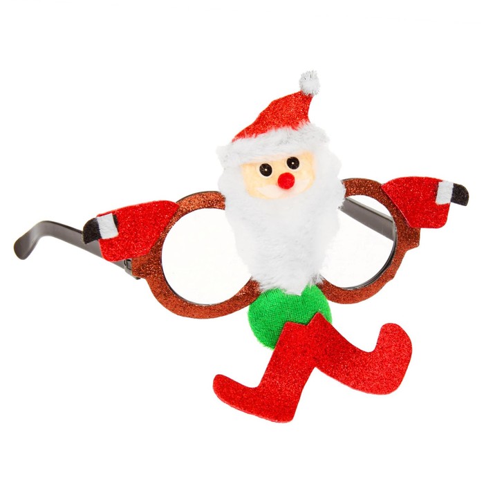 Карнавальные очки "Дед Мороз"