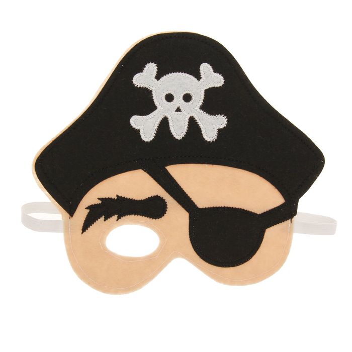 Маска карнавальная "Одноглазый Джек"